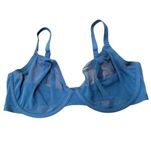 The Plunge Bra By Cuup Underwire Sheer Adjustable Size 38 F